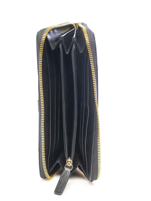 VIGNA  Cartera de piel con cremallera Oro negro - Carteras Mujer