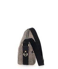 BORBONESE BORBONESO Bolso LUNA Hobo, Pequeño OP / NATURAL / NEGRO - Bolsos Mujer - 4