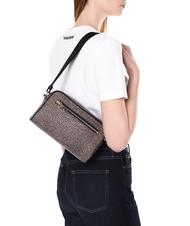 BORBONESE BORBONESO Mini bolso bandolera de tela OP / NATURAL / NEGRO - Bolsos Mujer - 5