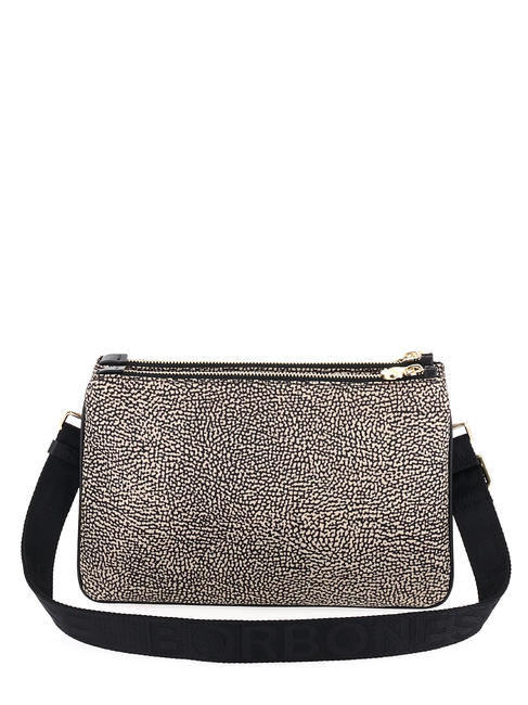 BORBONESO Bolso de hombro, peque&ntilde;o OP / NATURAL / NEGRO - Bolsos Mujer