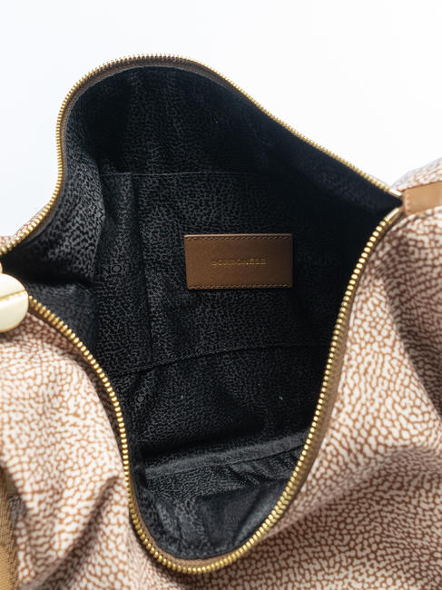 BORBONESO Bolso LUNA Hobo, mediano beiger yegua - Bolsos Mujer