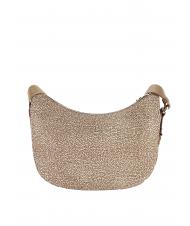 BORBONESE BORBONESO Bolso LUNA Hobo, Pequeño beiger yegua - Bolsos Mujer - 4