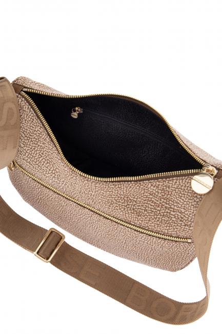BORBONESO Bolso LUNA Hobo, Pequeño beiger yegua - Bolsos Mujer