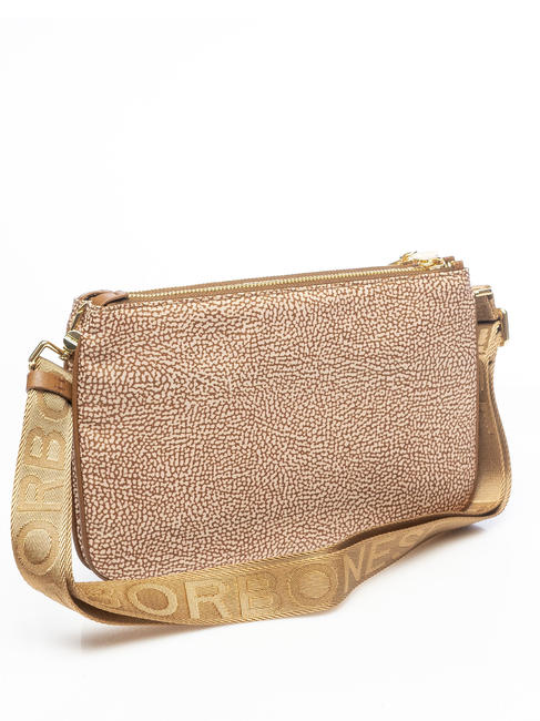 BORBONESO Bolso de hombro, pequeño beiger yegua - Bolsos Mujer