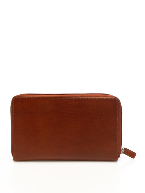 MONTE ROSA Tarjetero de piel CUERO - Carteras Mujer