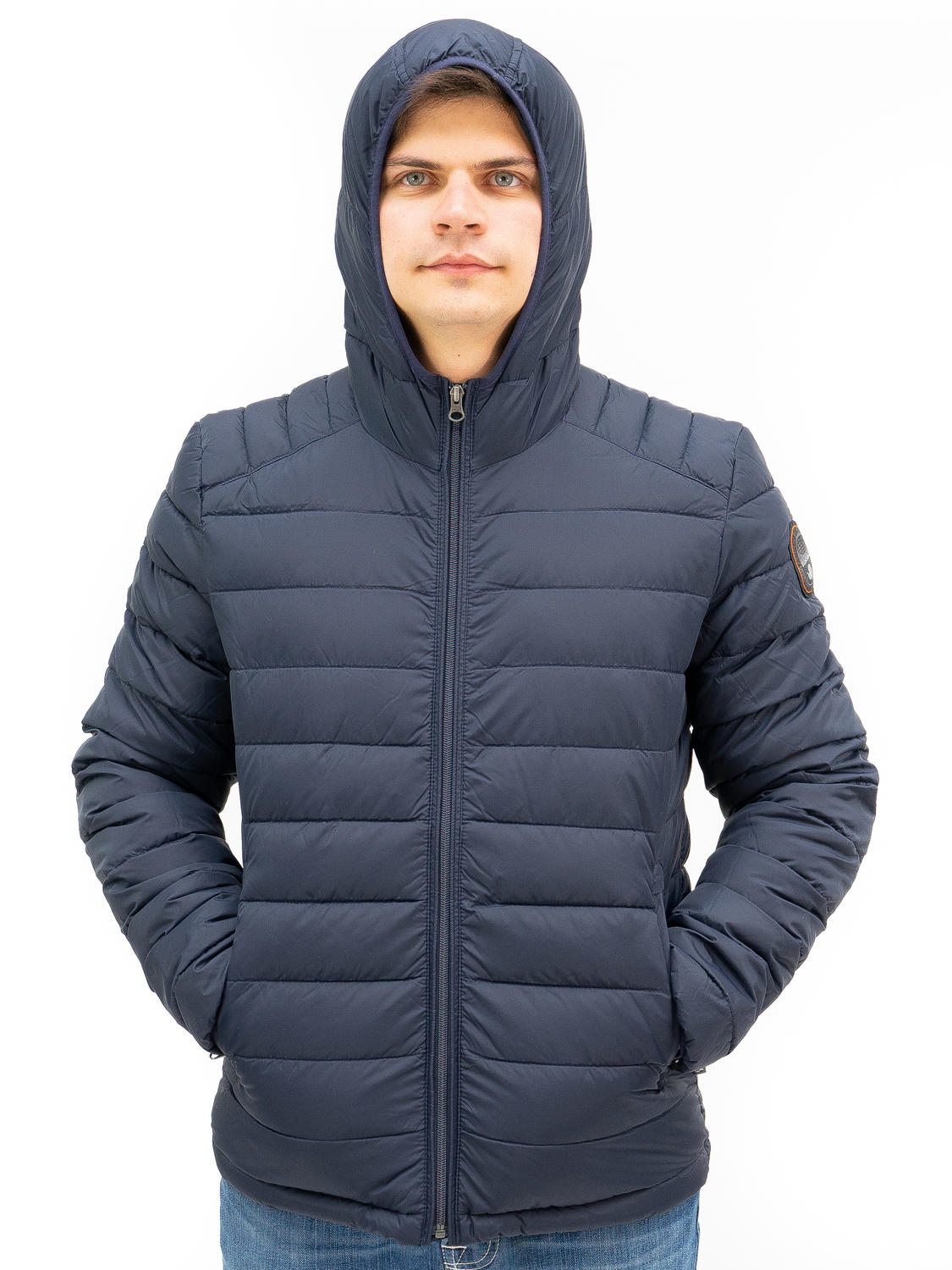 Napapijri Abee Chaqueta Con Capucha Azul Marino - ¡Compra A Precios De  Outlet!