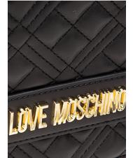 LOVE MOSCHINO NEW SHINY QUILTED Bolso peque&ntilde;o convertible negro - Bolsos Mujer - 5