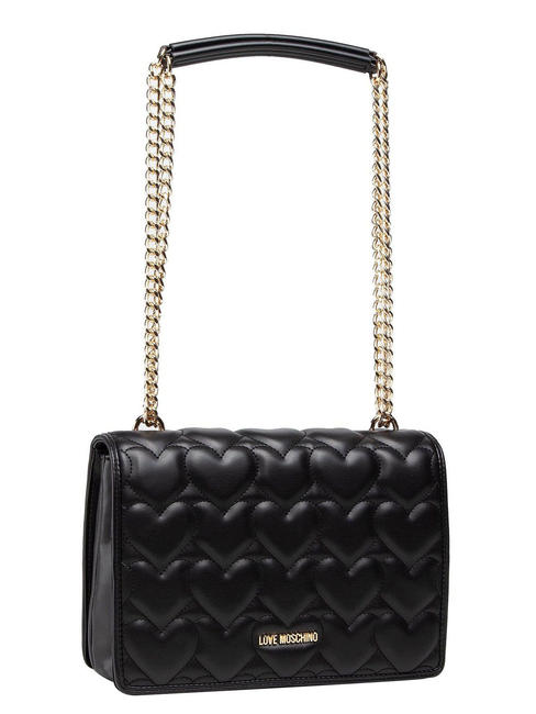 HEART QUILTED Bolsa convertible negro - Bolsos Mujer