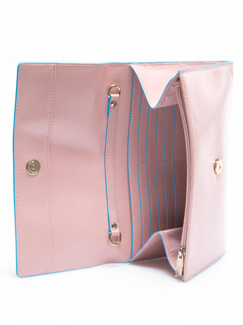 CAMPIONARIO - BLUE SQUARE Cartera clutch en piel ROSA 3 - Carteras Mujer