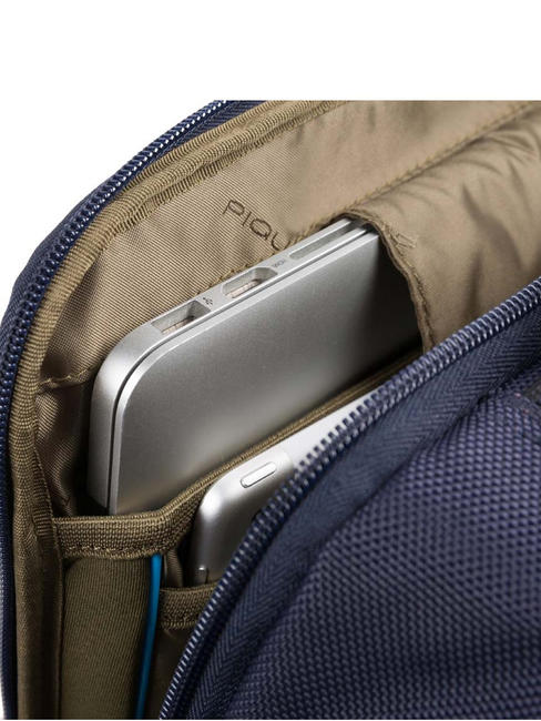 BRIEF 2 mochila para portátil y soporte para ipad en tejido reciclado azul - Mochilas para portátil