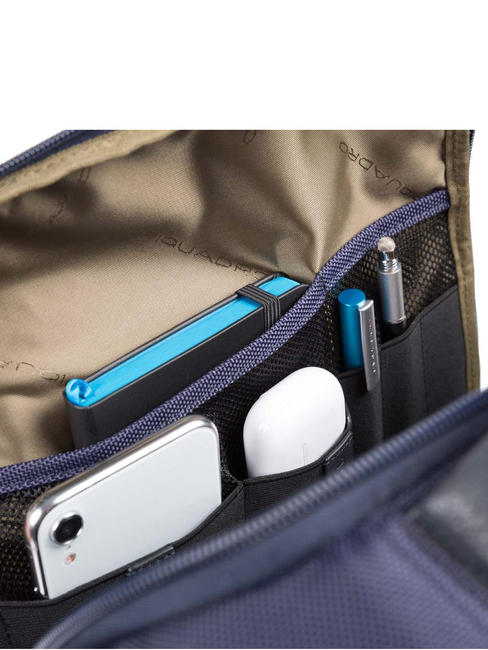 BRIEF 2 mochila para portátil y soporte para ipad en tejido reciclado azul - Mochilas para portátil