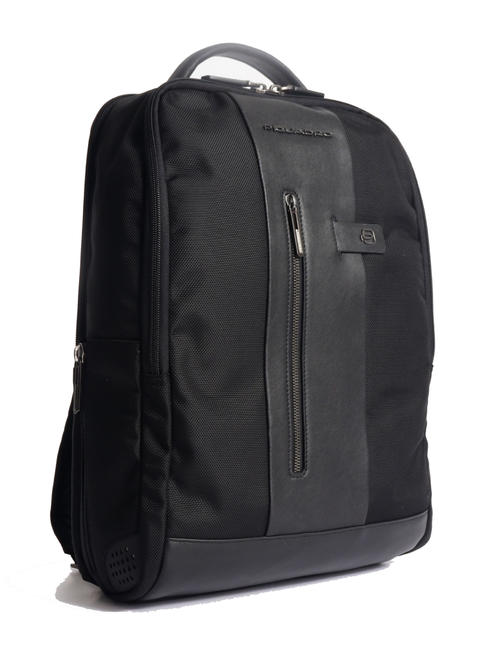 BRIEF 2 mochila para portátil y soporte para ipad en tejido reciclado negro - Mochilas para portátil