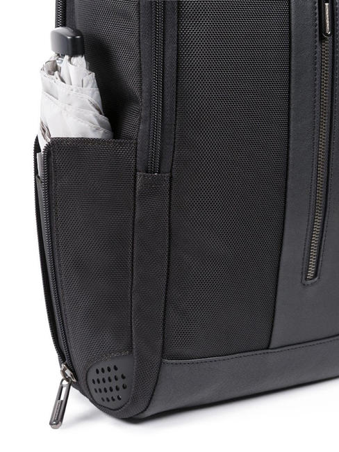 BRIEF 2 mochila para portátil y soporte para ipad en tejido reciclado negro - Mochilas para portátil