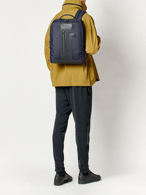 BRIEF 2 mochila para portátil y soporte para ipad en tejido reciclado negro - Mochilas para portátil