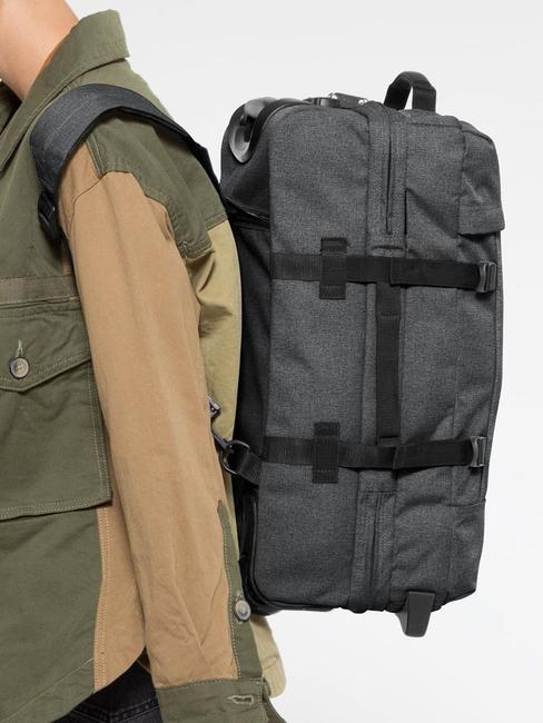 STRAPVERZ S mochila / carro de equipaje de mano BlackDenim - Equipaje de mano