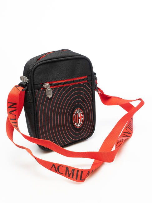 AC MILAN Mini bolso negro - Bandoleras Hombre