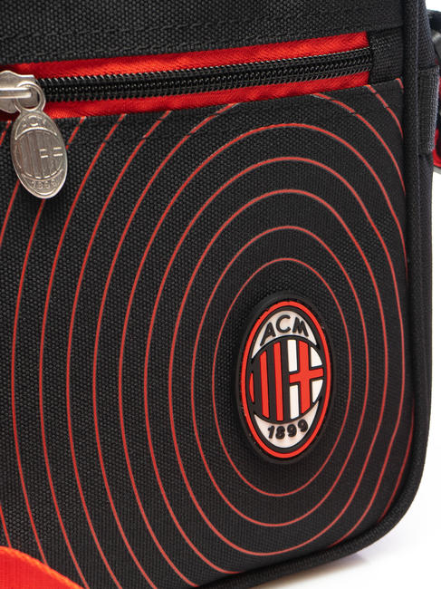AC MILAN Mini bolso negro - Bandoleras Hombre