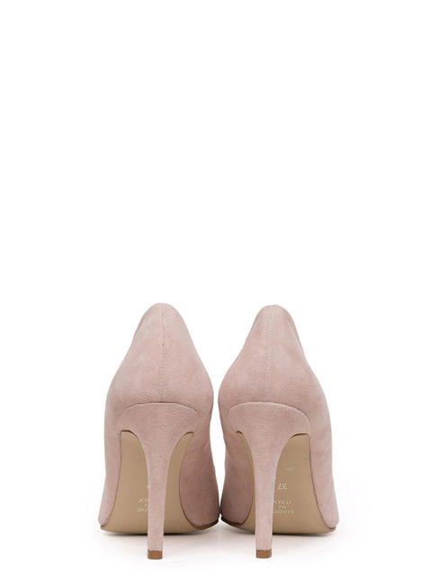 CATIA1988 Escote en gamuza con aplicación de joya Rosa - Zapatos Mujer