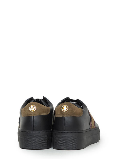 GIULIA FULMINE Zapatillas de piel multi verde - Zapatos Mujer