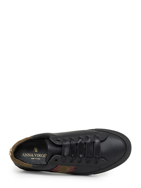 GIULIA FULMINE Zapatillas de piel multi verde - Zapatos Mujer