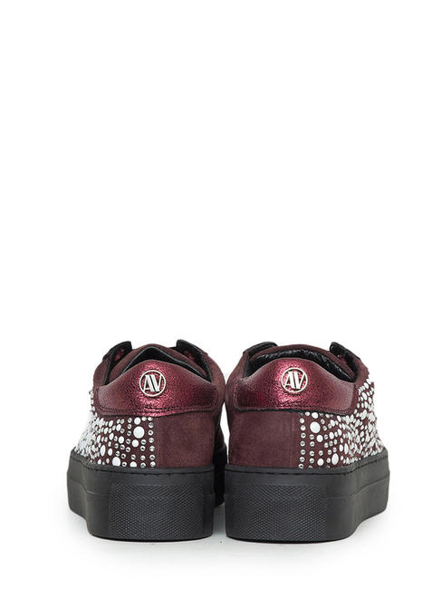 FRANCESCA Zapatillas bordeaux3 - Zapatos Mujer