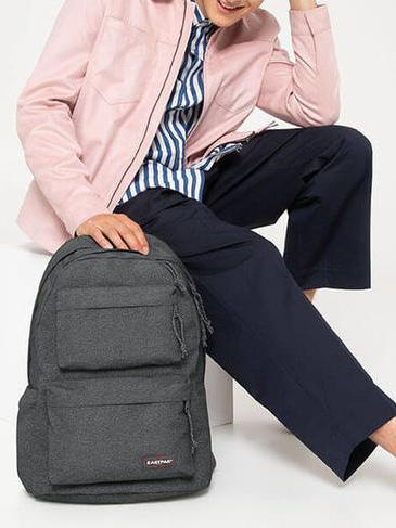 PADDED DOUBLE Mochila para pc de 13,3 " BlackDenim - Mochilas Escuela & Tiempo Libre