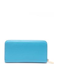 COCCINELLE  Billetera METALLIC SOFT en cuero natural Piscina - Carteras Mujer - 2