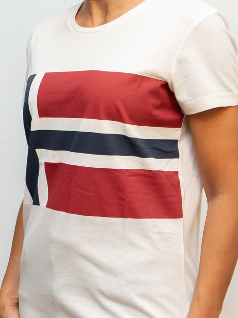 SALDIERA BONE Camiseta de algod&oacute;n para mujer hueso - camiseta