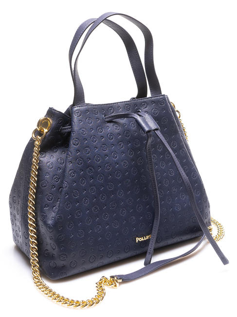 HERITAGE EMBOSSED bolso azul - Bolsos Mujer