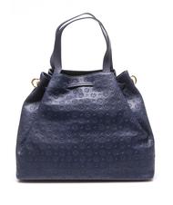 POLLINI HERITAGE EMBOSSED bolso azul - Bolsos Mujer - 3