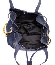 POLLINI HERITAGE EMBOSSED bolso azul - Bolsos Mujer - 5