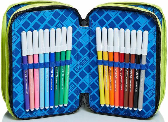 WEBKINS Estuche con kit escolar completo negro - Estuches y Accesorios
