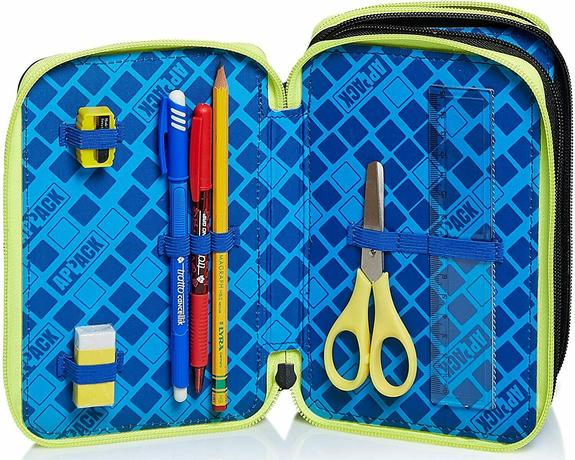 WEBKINS Estuche con kit escolar completo negro - Estuches y Accesorios