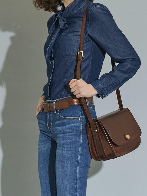 STORY bolsa de hombro BROWN - Bolsos Mujer