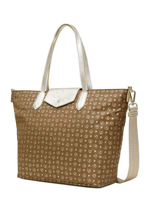 HERITAGE SOFT HERITAGE SOFT Bolso shopper, con bandolera bolso heritage de nailon suave marr&oacute;n / dorado - Bolsos Mujer
