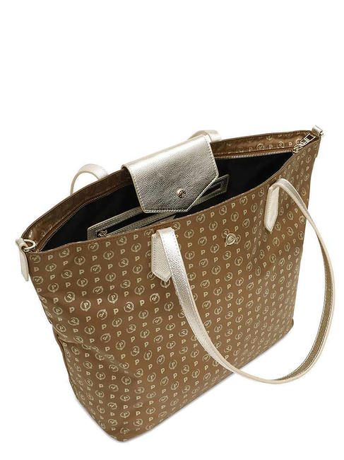 HERITAGE SOFT HERITAGE SOFT Bolso shopper, con bandolera bolso heritage de nailon suave marr&oacute;n / dorado - Bolsos Mujer