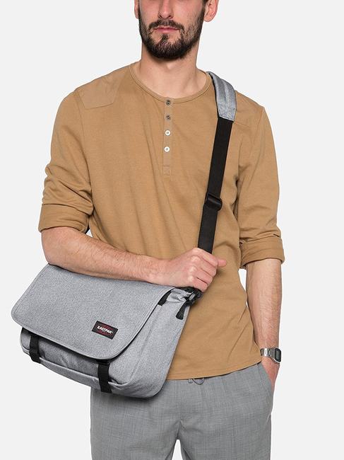 JR Mensajero de tela sundaygrey - Maletines de Trabajo