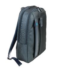 PIQUADRO Mochila Línea P16, puerto para PC de hasta 14 " CHEVRON AZUL - Mochilas para portátil - 2