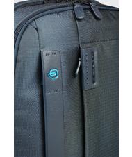 PIQUADRO Mochila Línea P16, puerto para PC de hasta 14 " CHEVRON AZUL - Mochilas para portátil - 4