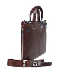 PIQUADRO Carpeta CUADRADO AZUL, soporte para PC de 15.6 ", expandible CAOBA - Maletines de Trabajo - 2