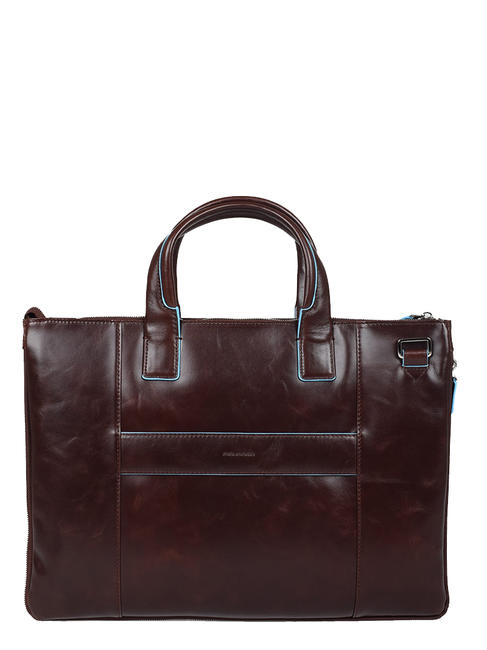 Carpeta CUADRADO AZUL, soporte para PC de 15.6 ", expandible CAOBA - Maletines de Trabajo