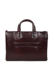 PIQUADRO Carpeta CUADRADO AZUL, soporte para PC de 15.6 ", expandible CAOBA - Maletines de Trabajo - 3