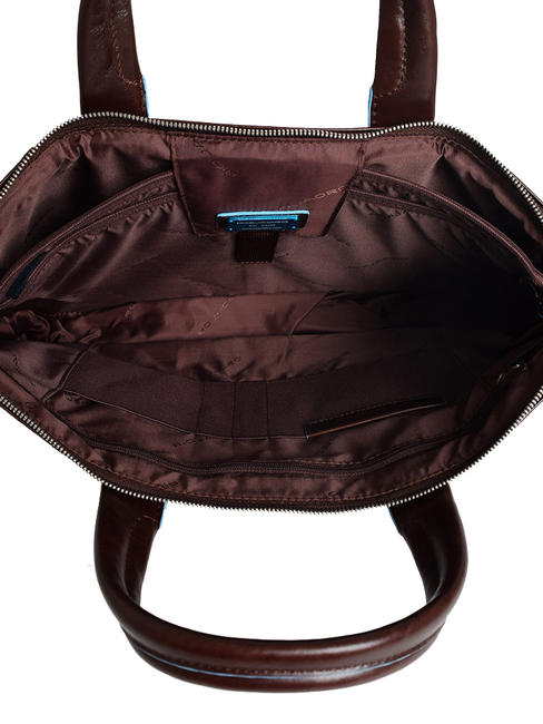 Carpeta CUADRADO AZUL, soporte para PC de 15.6 ", expandible CAOBA - Maletines de Trabajo