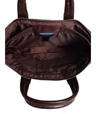 PIQUADRO Carpeta CUADRADO AZUL, soporte para PC de 15.6 ", expandible CAOBA - Maletines de Trabajo - 5