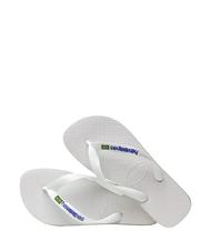 HAVAIANAS BRASIL LOGO Chanclas para hombre blanco - Zapatos unisex - 2