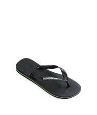 HAVAIANAS BRASIL LOGO Chanclas para hombre negro negro - Zapatos unisex - 2