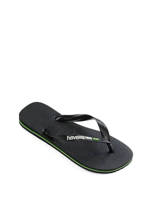 BRASIL LOGO Chanclas para hombre negro negro - Zapatos unisex