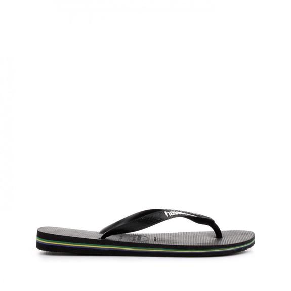 BRASIL LOGO Chanclas para hombre negro negro - Zapatos unisex