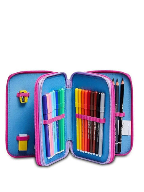 SPIRIT OF ADVENTURE Estuche con kit escolar completo &aacute;ngel azul - Bolsas y accesorios  ni&ntilde;os