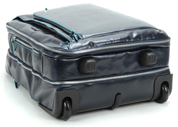 Carro L&iacute;nea AZUL CUADRADO, equipaje de mano, soporte para PC de 15 " azul - Equipaje de mano